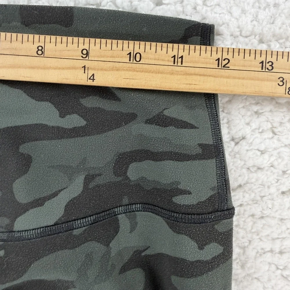 Lululemon Align Crop Pants Womens 6 Green Camo‎ 21